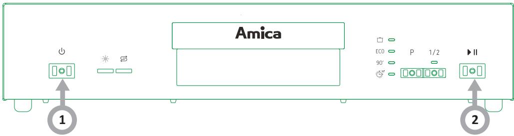 AMICA GSP 14742 W - Spulmittelbehälter schlieben - 2