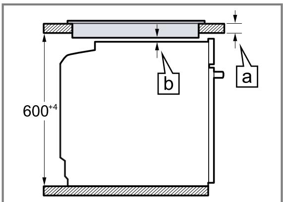 BOSCH HBG8755C0 - Installation underneath a hob - 1