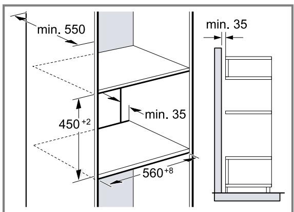 NEFF C28MT27G0 - C28MT27N1 - Installation dans un meuble haut - 1