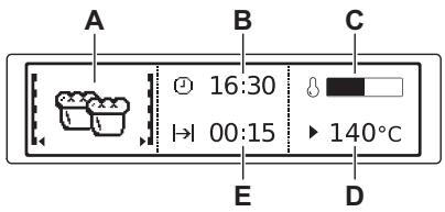 AEG BPE742320M  -  BPE742380M -  BPE742320M -  BPE742380B - Affichage - 1