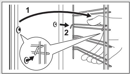 AEG BSS575021M  -  BSS575021M - Comment retirer : Supports de grille - 1