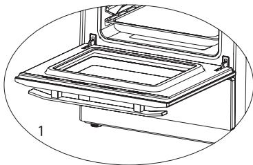 VALBERG GC 90 5 CC X VET - GC 90 5 CC X VET - Pour enlever la porte du four - 1