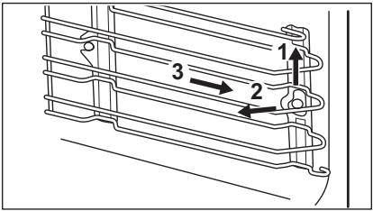 ZANUSSI ZVEWM5X1 - COMMENT RETIRER : SUPPORTS DE GRILLE - 1
