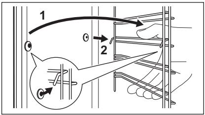 AEG BPB335061M - How to remove: Shelf supports - 2