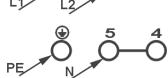 VALBERG VC 60 4MFC X 373P - VC 60 4MFC S 373P - VC 60 4MFC X 373P - VC 60 4MFC S 373P2 - VC 60 4MFC X 373P2 - ESQUEMA DE LAS CONEXIONES POSIBLES Nota: La tensión de las resistencias es de 230 V. - 3