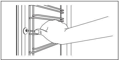 AEG BPS335061M - How to remove: Shelf supports - 1