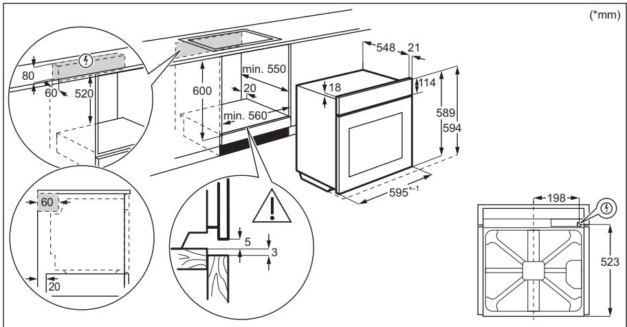 ZANUSSI ZOHEX3X1 - Encastrement - 1