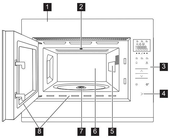 FAURE FMBN4SX - Four micro-ondes - 1