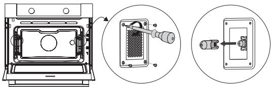 ASKO OM8437S - OM8437S - Remplacer la lampe du four - 4