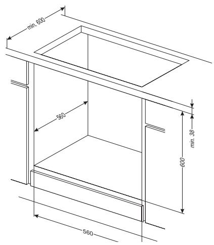 VALBERG MFO 65 M X373P - MFO 65 M X373P - Montaje del horno - 1