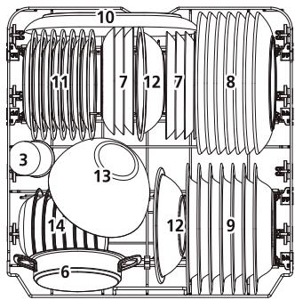 VALBERG 14S42 C XAD929C  -  14S42 C XAD929C - LOWER RACK - 2