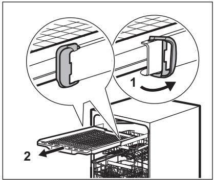 ZANUSSI ZDLN6631 - Nettoyage du BRAS d'aspersion du plafond - 2
