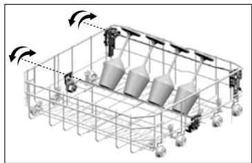 VALBERG 14S44 E W205T - 14S44 E W205T - Support Verres à pied rétractable (selon le modèle) - 1