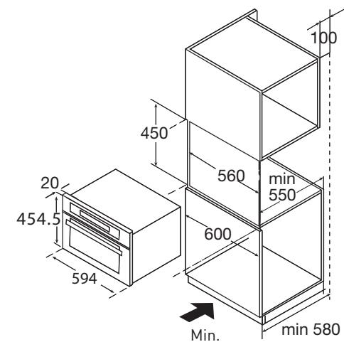 VALBERG BI MWO 34 CG X MISC - BI MWO 34 CG X MISC - Afmetingen voor de installatie - 1