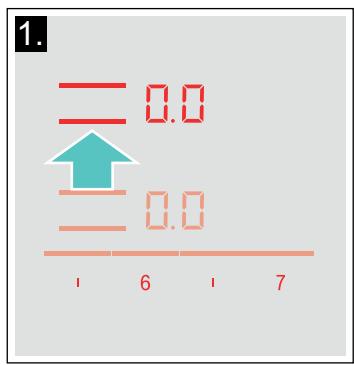 BOSCH PXX895D66E  -  PXX895D66E - Selecting a hotplate and heat setting - 1
