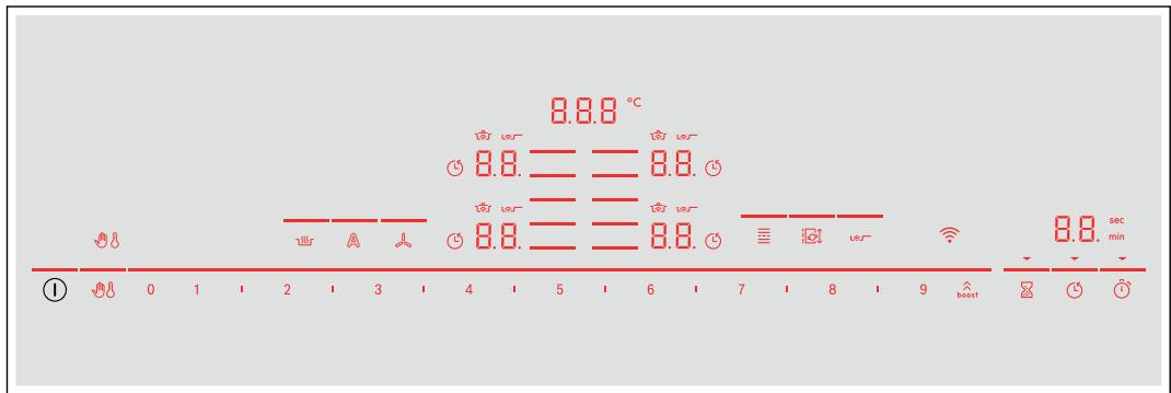 BOSCH PXX895D66E  -  PXX895D66E - The control panel - 1