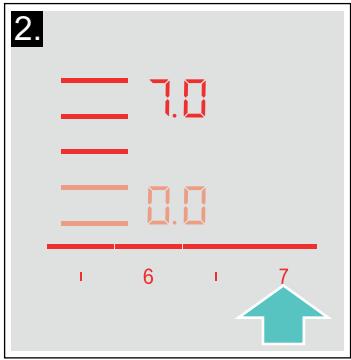 BOSCH PXX895D66E  -  PXX895D66E - Selecting a hotplate and heat setting - 2