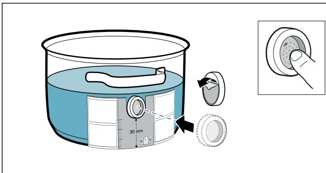 BOSCH PXX895D66E  -  PXX895D66E - Adhering the silicone patch - 1