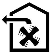 BOSCH PXX895D66E  -  PXX895D66E - Exhaust air mode - 1