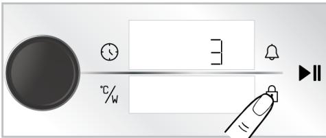 BEKO BBCW13400DX - Activation du verrouillage de touches - 1