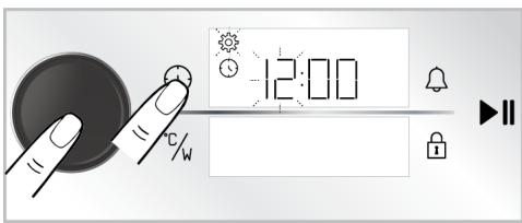 BEKO BBCW13400DX - Réglage de l'heure pour la première fois - 3
