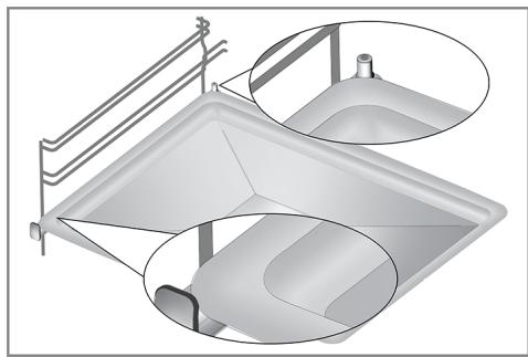 BEKO BBCW13400DX - Posizionamento corretto del grill a filo e del vassoio sulle guide telescopicheSu modelli con ripiani in filo metallico e guidete telescopiche - 2