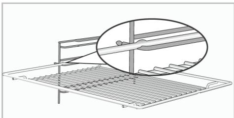 BEKO BBCW13400DX - Fonction de butée du grillage - 1