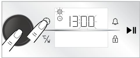 BEKO BBCW13400DX - Réglage de l'heure pour la première fois - 4