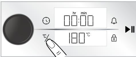 BEKO BBCW13400DX - d. Confermare la temperatura impostata toccando il tastingo ℃ . - 1