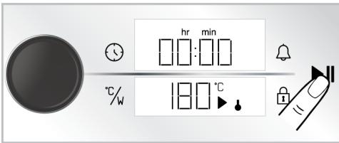 BEKO BBCW13400DX - d. Confermare la temperatura impostata toccando il tastingo ℃ . - 2