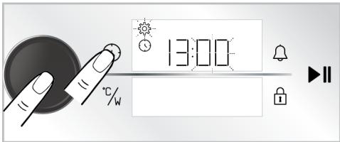 BEKO BBCW13400DX - Modificare I'ora del giorno - 3