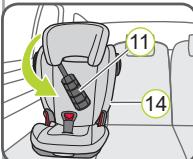 BRITAX KIDFIX III S - Effectuez les étapes indiquées dans le chapitre 8 « réglage de l'appui-tête - 3