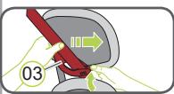 BRITAX KIDFIX III S - Démontage : - 2