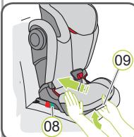 BRITAX KIDFIX III S - Effectuez les étapes indiquées dans le chapitre 8 « réglage de l'appui-tête - 6
