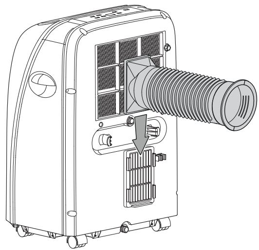TROTEC PAC 2000 SH - Raccordement du tuyau d'évacuation - 2