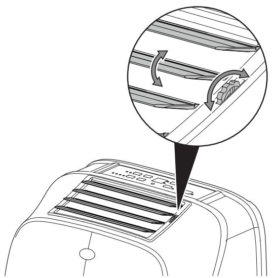 TROTEC PAC 2000 SH - Ouverture des volets de ventilation - 1