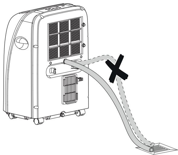 TROTEC PAC 2000 SH - Raccordement du tuyau d'évacuation des condensats - 3