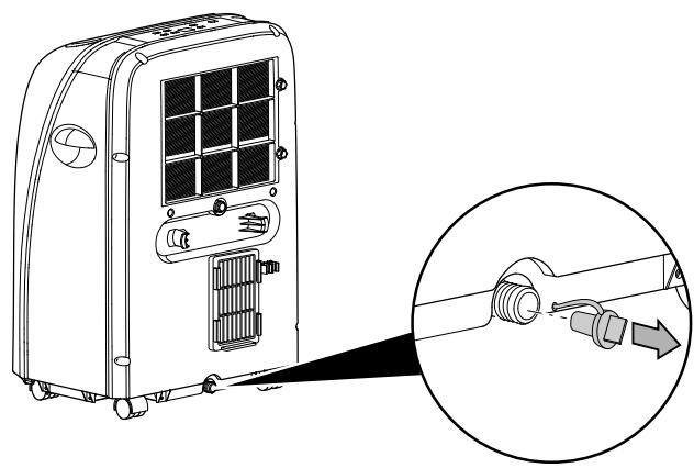TROTEC PAC 2000 SH - Vider le condensat (vidage manuel) - 2