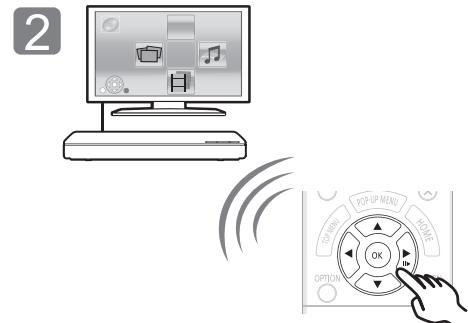 PANASONIC DMP-BDT360 - LÉPÉS: Lemez lejátszása - 2