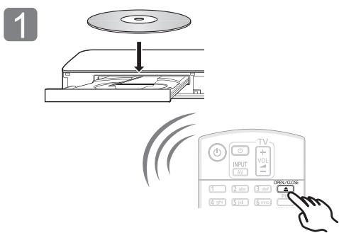 PANASONIC DMP-BDT360 - KROK: Přehrávání disku - 1