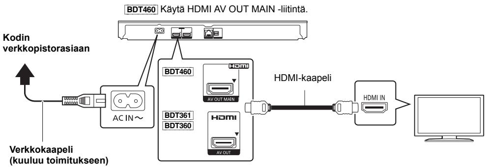 PANASONIC DMP-BDT360 - VAIHE 1: Liittäminen televisionoon - 1