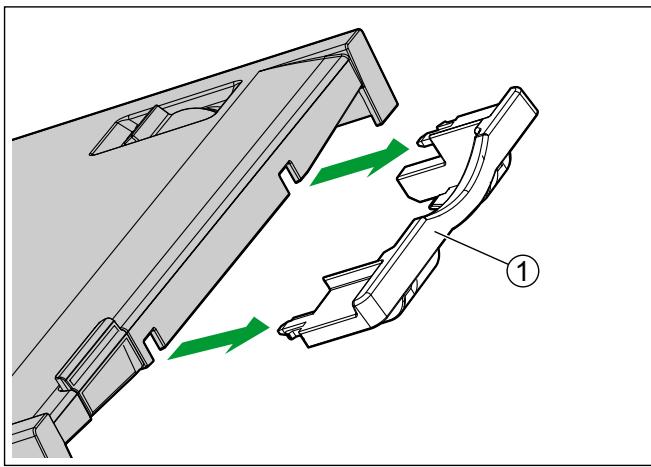 PANASONIC KV-S1057C - Retrait du guide-carte pour lot mixte - 1