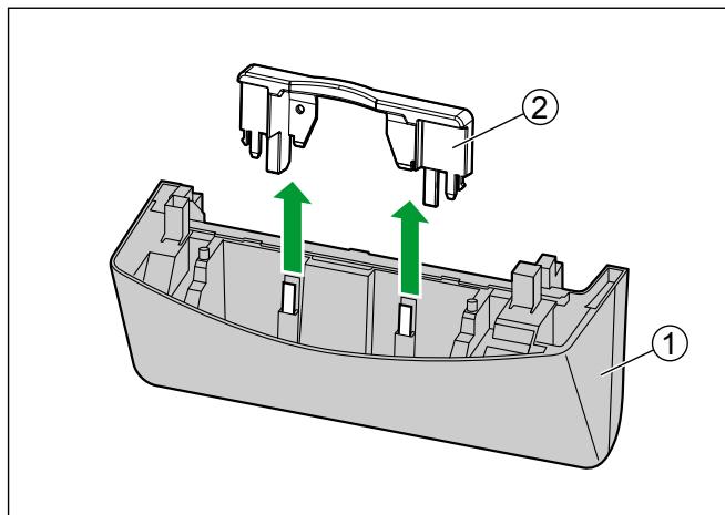 PANASONIC KV-S1057C - Installation du guide-carte pour lot mixte - 2