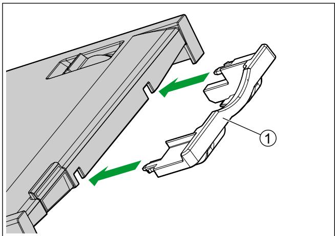 PANASONIC KV-S1057C - Installation du guide-carte pour lot mixte - 4