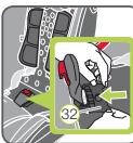 BRITAX ADVANSAFIX M - Retirer la ceinture 5 POINTS & remettre en PLACE le SecureGuard - 11