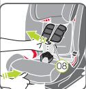 BRITAX ADVANSAFIX M - Réglage des appuie-tête pour le groupe i (9-18 kg) - 2