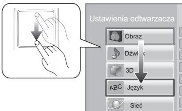 PANASONIC DMP-BBT01 - ■ Przesuwanie podświetzenia lub kursora - 2