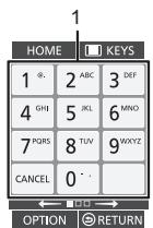 PANASONIC DMP-BBT01 - Using the KEYS screen - 3