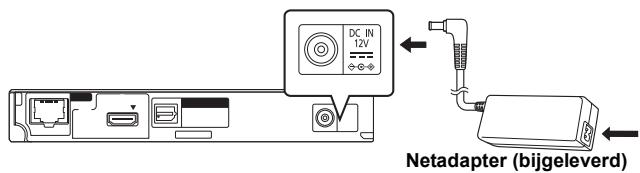 PANASONIC DMP-BBT01 - STAP 4 : Het netsnoer aansluiten - 1