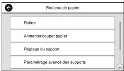 EPSON SURECOLOR SC-T2100 - Appuyez après avoir chargé le rouleau de papier... - 1